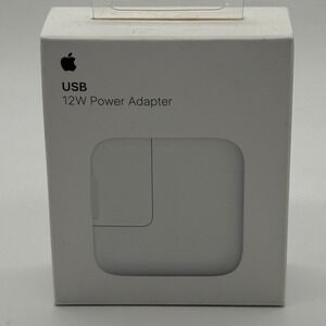 Apple 12W USB Power Adapter MGN03AM/A White Wall Charger for iPad iPhone Watch